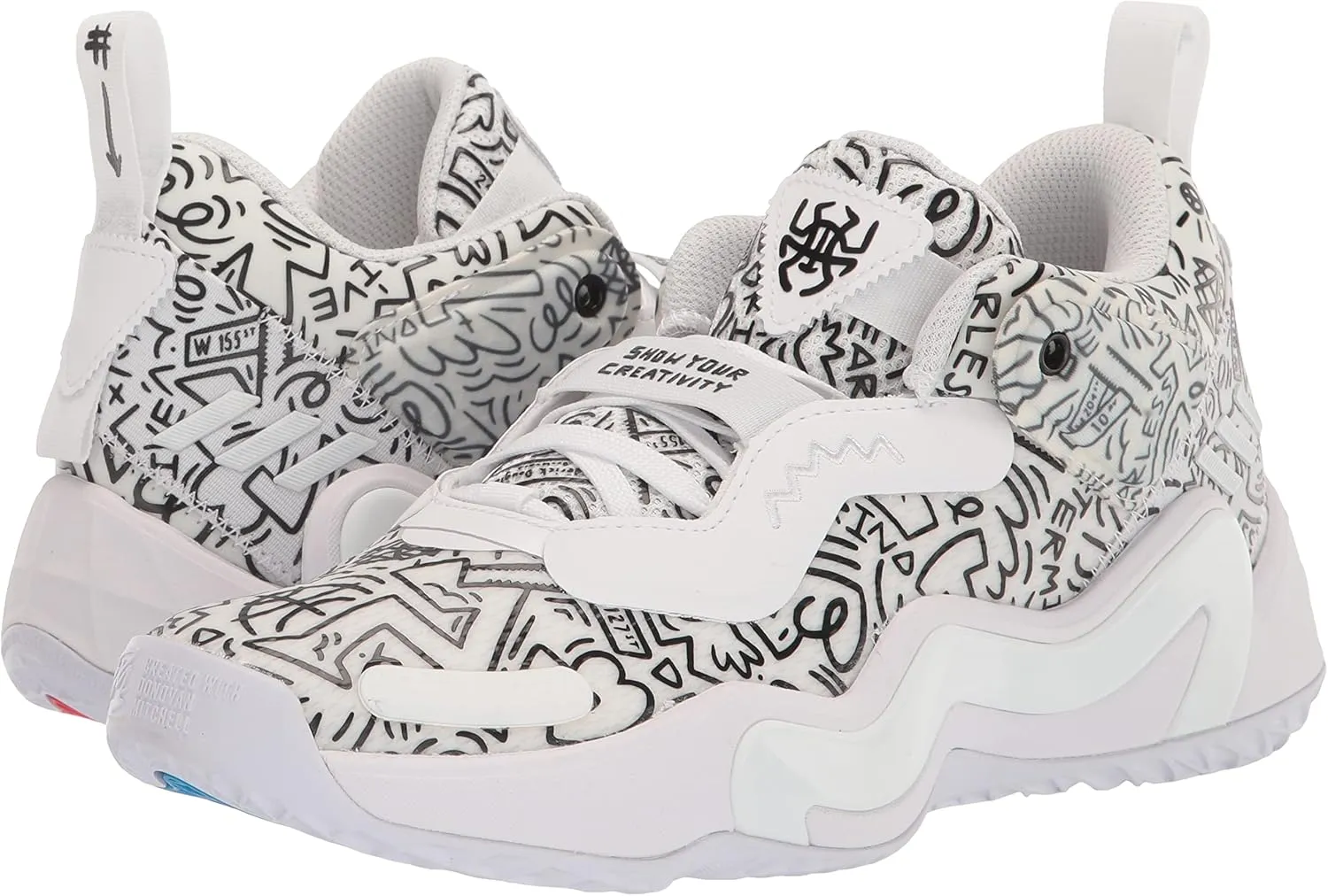 adidas Unisex-Child Donovan Mitchell Issue 3 Basketball Shoes