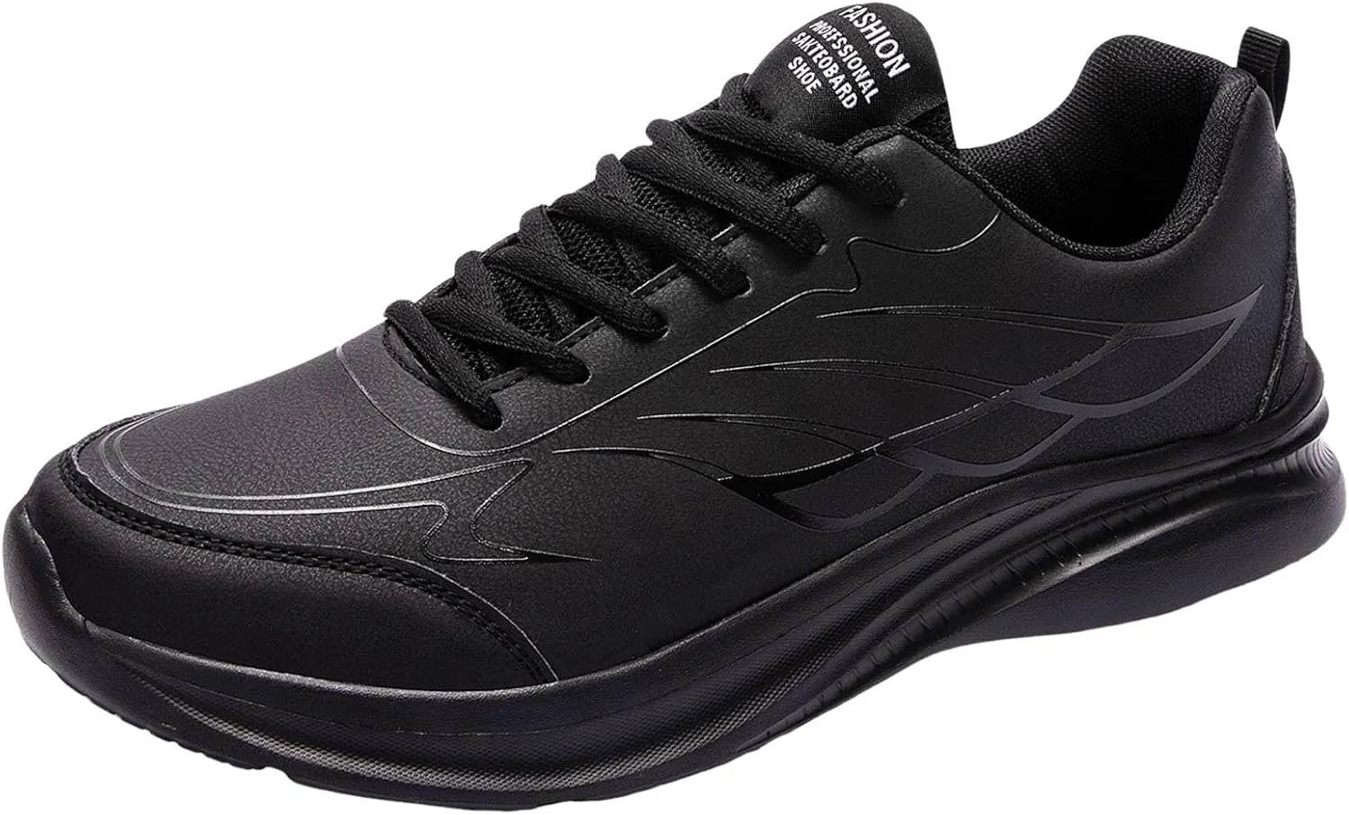 Arch Support Fitness Sneaker for Men Lightweight Breathable Slip on Running Shoe Lightweight Work Shoes for Men