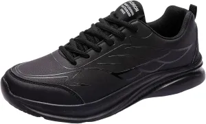 Arch Support Fitness Sneaker for Men Lightweight Breathable Slip on Running Shoe Lightweight Work Shoes for Men