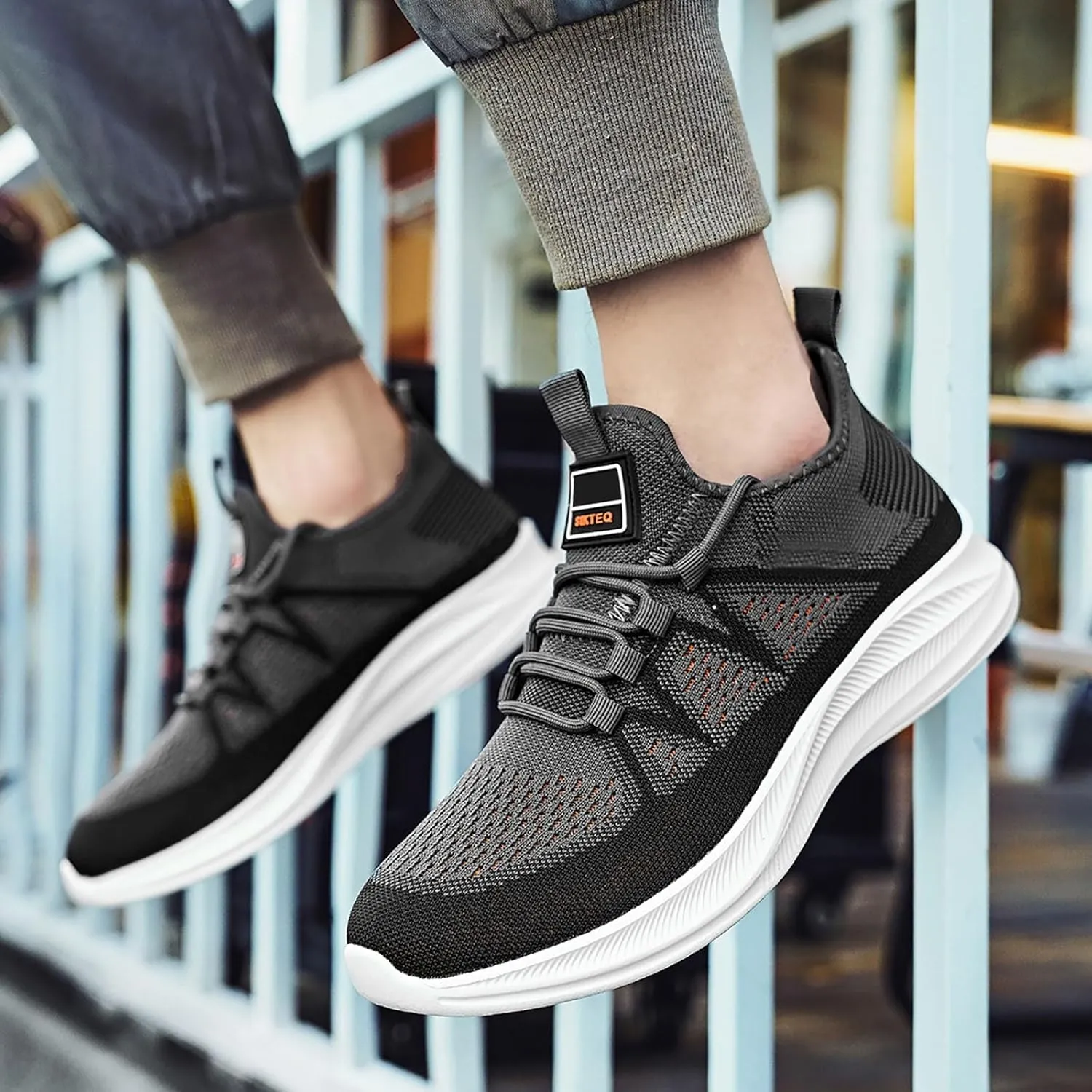 Arch Support Sports Shoes for Men Fashion Breathable Running Shoes Cushion Sneakers Comfortable for Men