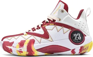 ASHION Kids Youth Basketball Shoes Non-Slip Boys High Top Sneakers Girls School Trainers