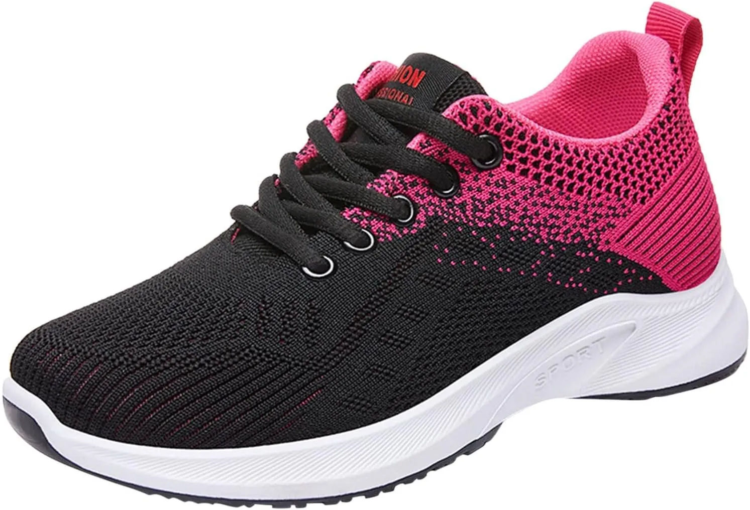 Black Wedge Gym Shoes for Women Women Shoes Size 8 Slip On Boots Walking Shoes for Women with Arch Support and Comfort Women Sneakers Size 6 Wide Tenis Antideslizante para Mujer De Cocina