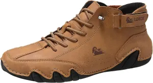 Boots Spring/Summer Border Popular High Top Men's Shoes Casual Short Boots Slip on Casual Shoes for Men