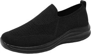 Breathable Diabetic Shoes for Men Lightweight Breathable Slip on Running Shoe Outdoor Non Slip Jogging Sneakers