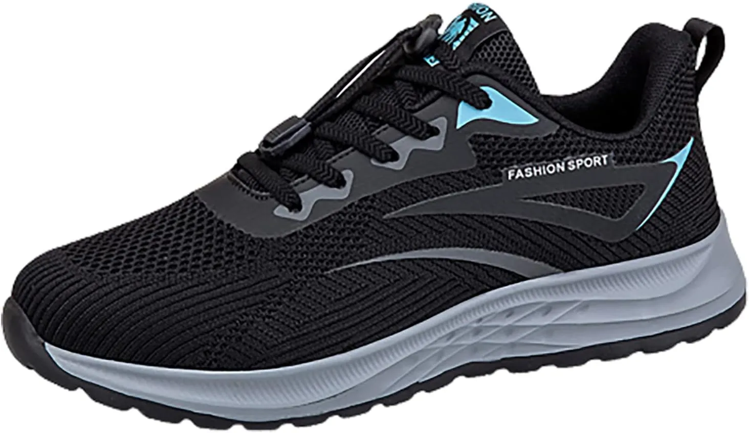 Breathable Walking Shoes for Men Breathable Elastic Fly Woven Mesh Sneaker Fashion Lightweight Sneakers for Men