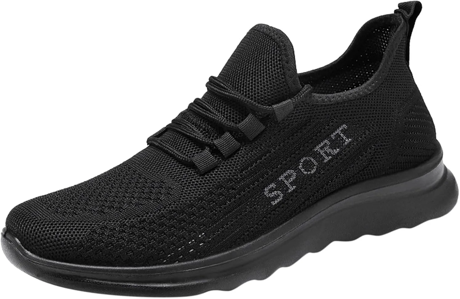 Breathable Walking Shoes for Men Lace Up Lightweight Breathable Fashion Sneaker Men's Breathable Barefoot Shoes
