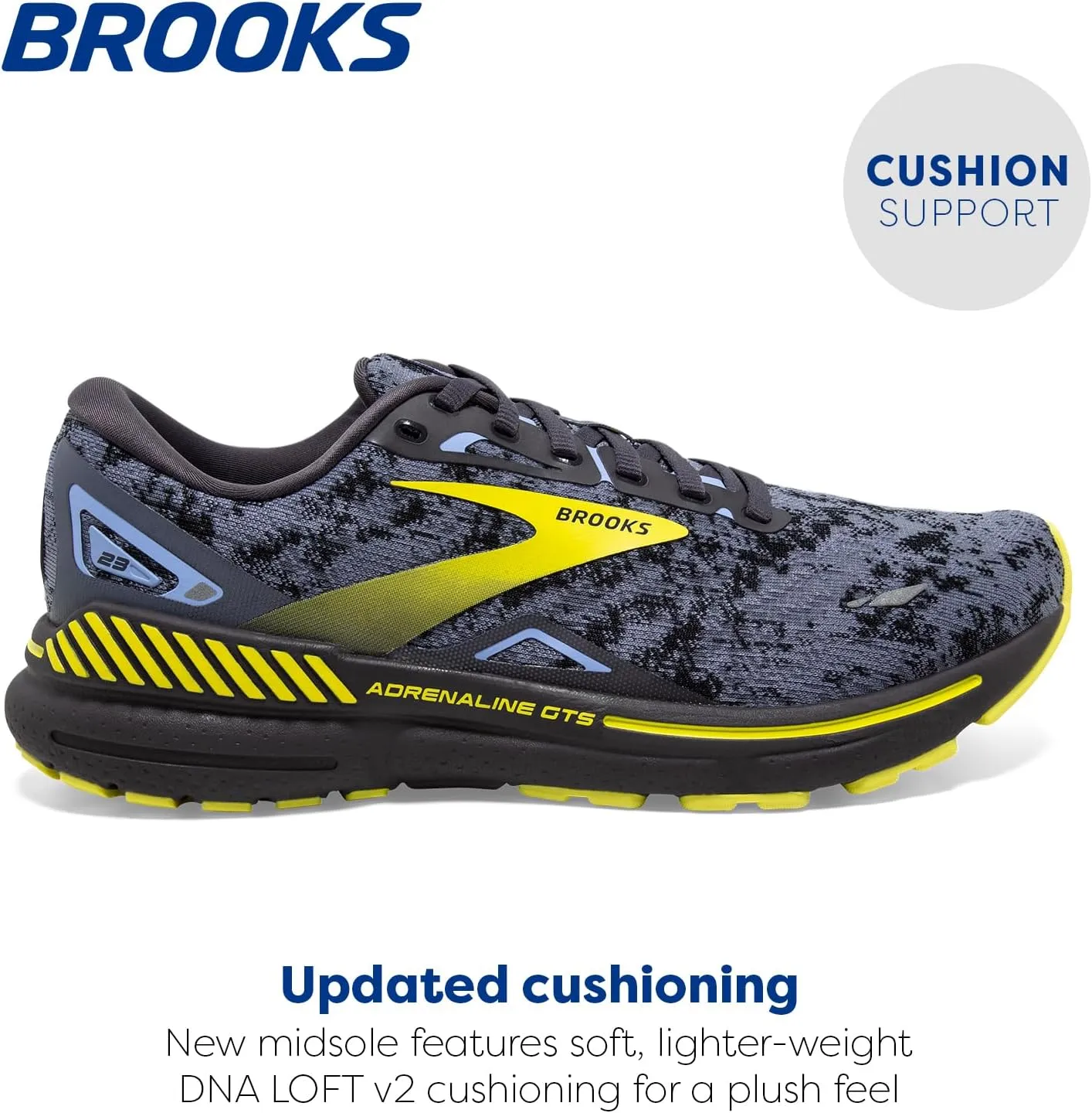 Brooks Men’s Adrenaline GTS 23 Supportive Running Shoe