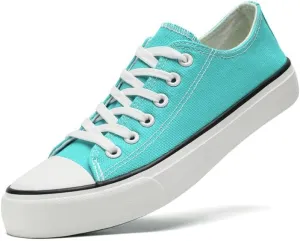 Canvas Shoes for Women Men Low Top Lace Up Sneakers Canvas Fashion Sneakers Classic Casual Walking Shoes Comfortable Breathable
