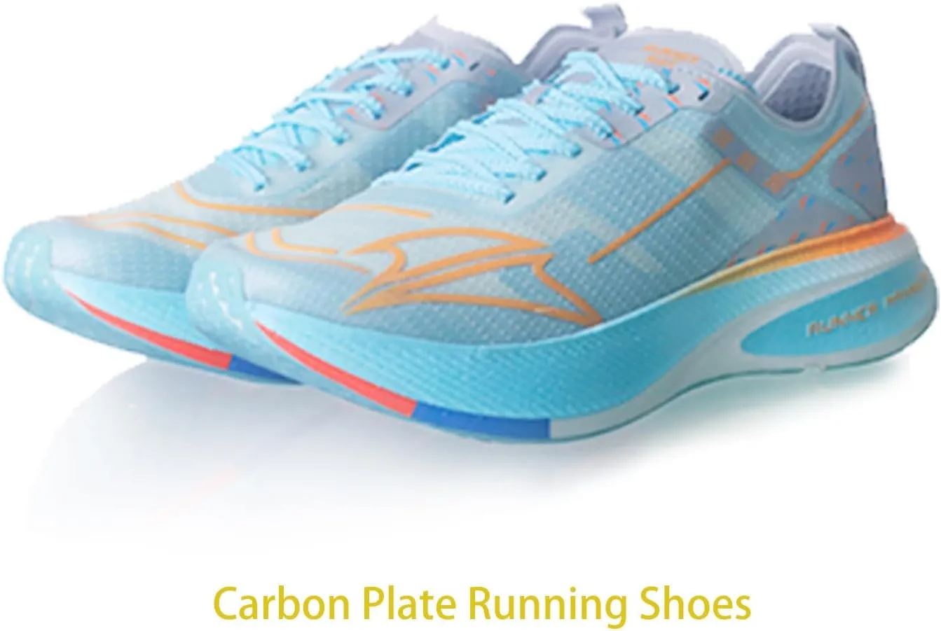 Carbon Plate Running Shoes for Women – Cushioned, Lightweight, Breathable, Non-Slip Road Sneakers