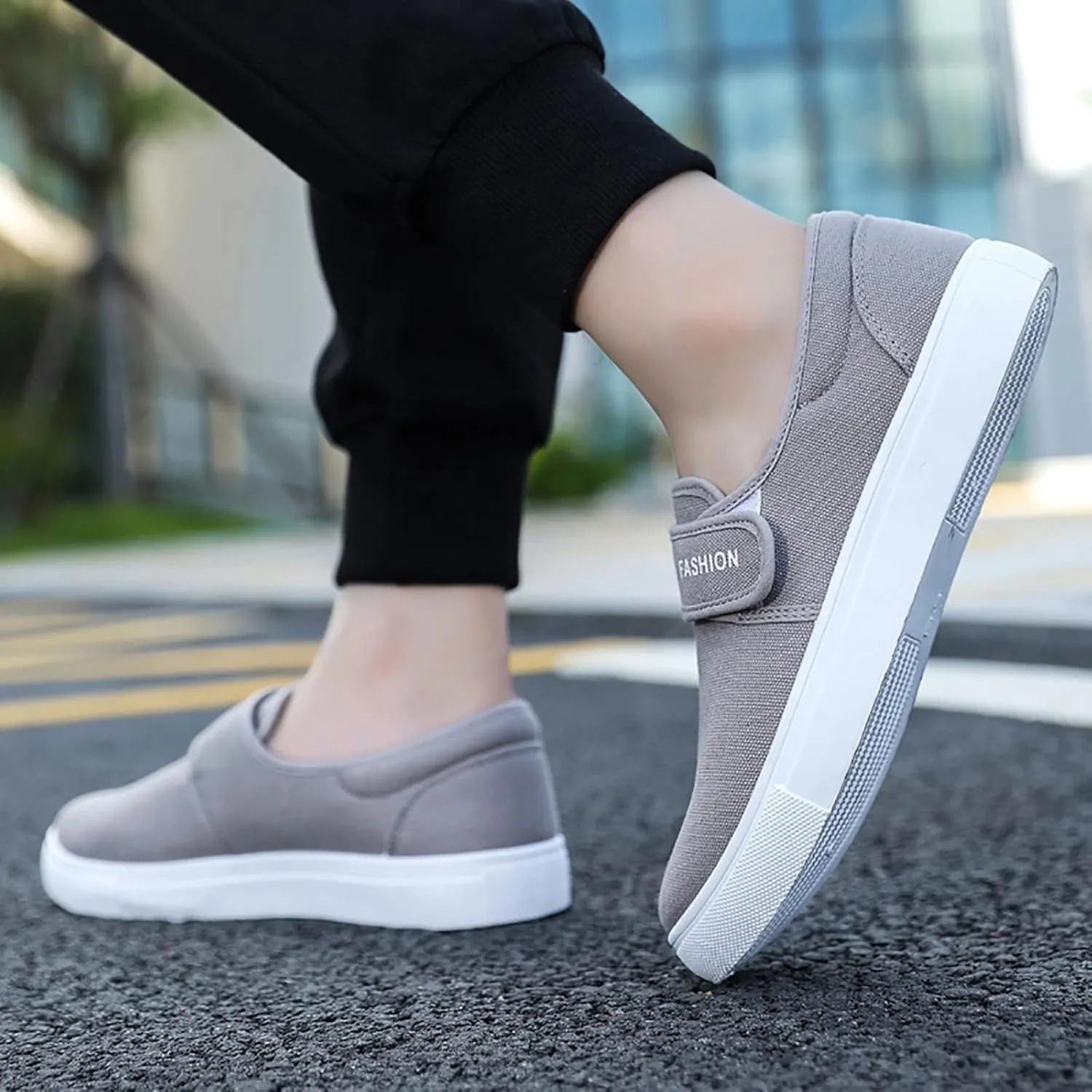 Casual Dress Shoes Canvas for Men Low Top Walking Shoes Fashion Casual