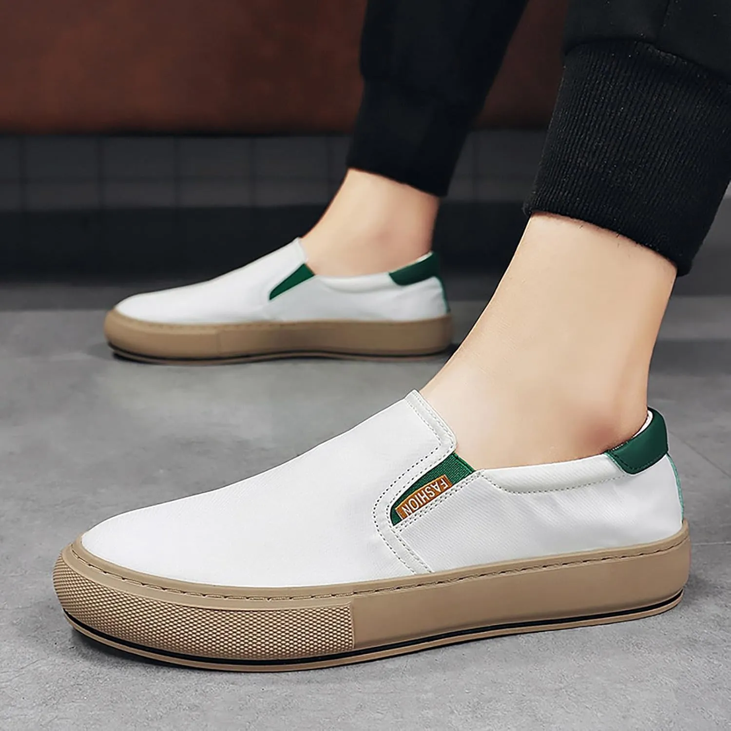 Casual Dress Shoes Canvas Summer Men's Shoes Korean Version of The Trend of Ice Cloth Breathable Board Casual