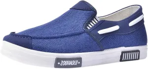 Casual Dress Shoes Men's Canvas Casual Flat Shoes Breathable Comfortable Soft Lightweight