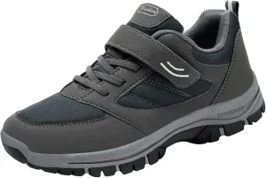 Casual Shoes for Men Men Casual Shoes Fashionable New Pattern Solid Color Simple Thick Sole Hook Loop Four Season