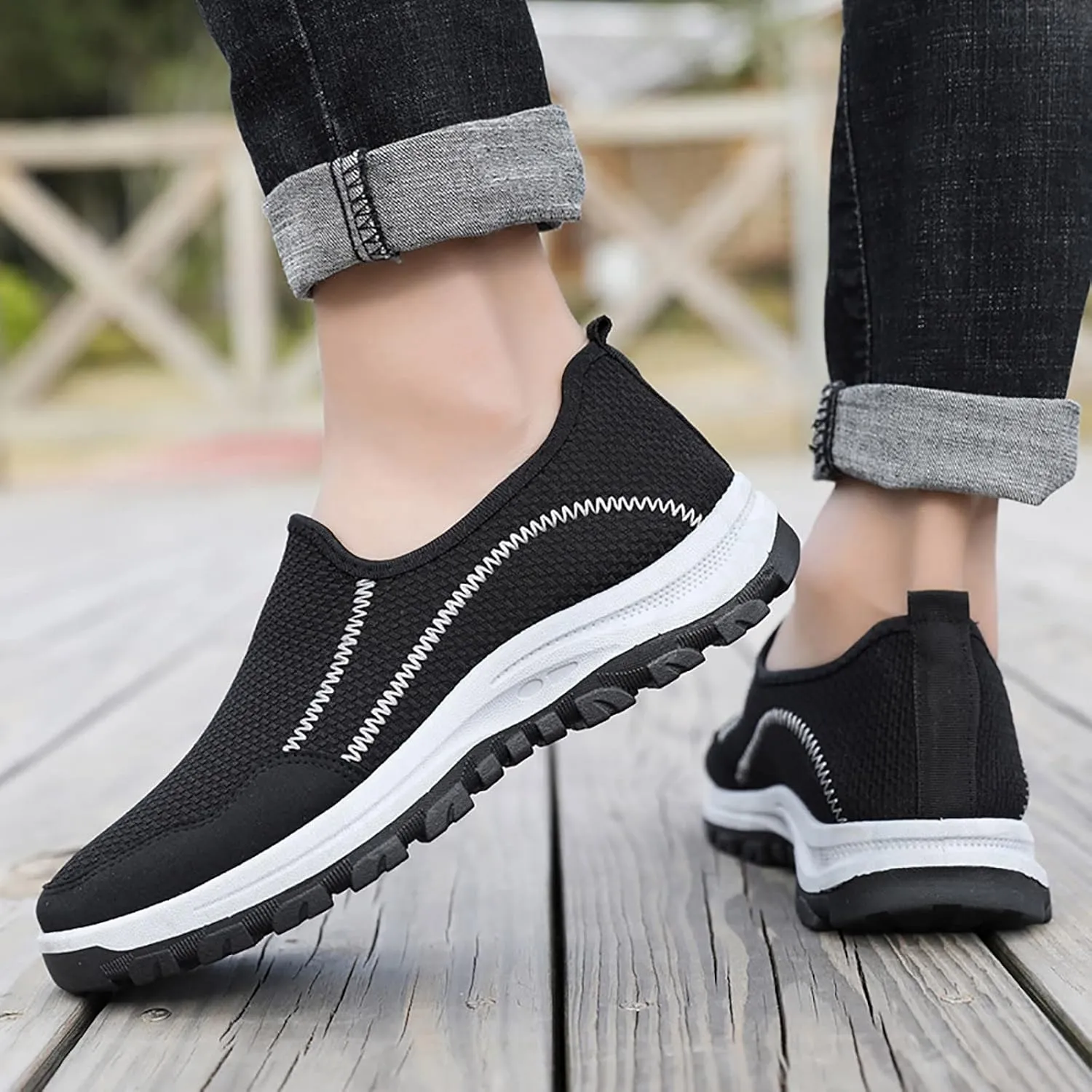 Casual Shoes for Men Men Low Top Walking Shoes Fashion Casual Loafers