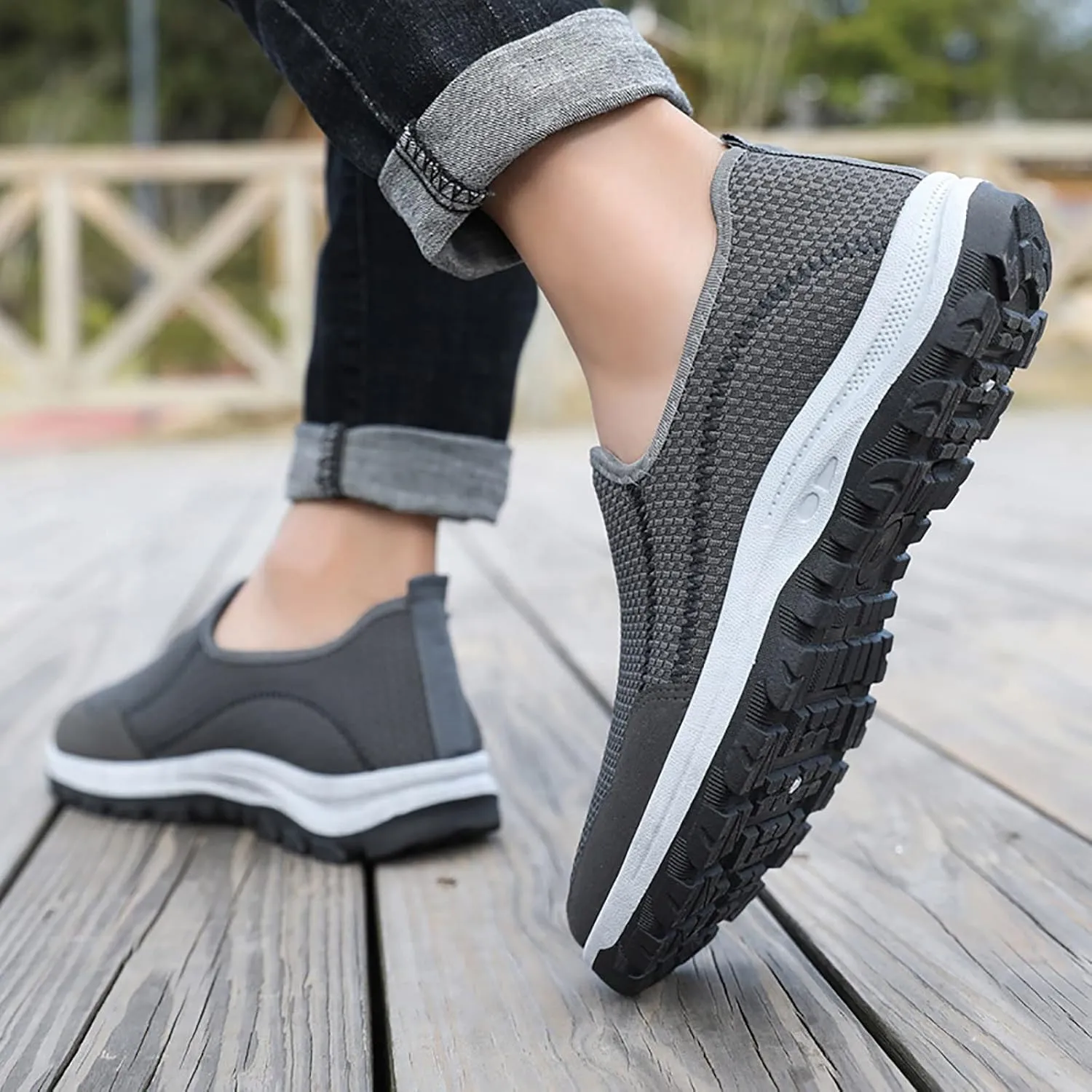 Casual Shoes for Men Men Low Top Walking Shoes Fashion Casual Loafers