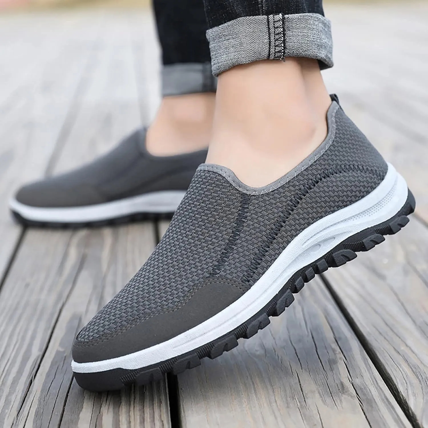 Casual Shoes for Men Men Low Top Walking Shoes Fashion Casual Loafers