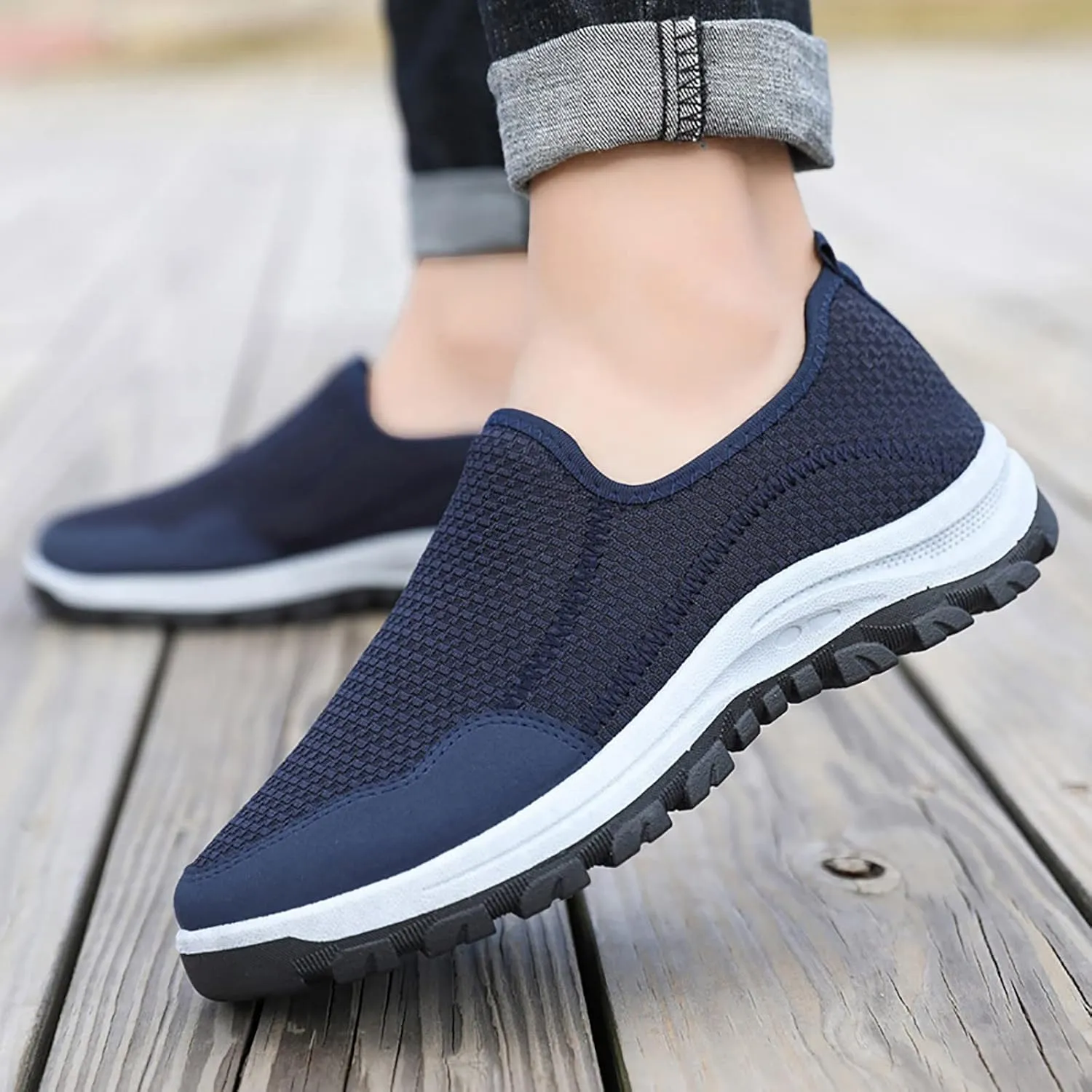 Casual Shoes for Men Men Low Top Walking Shoes Fashion Casual Loafers
