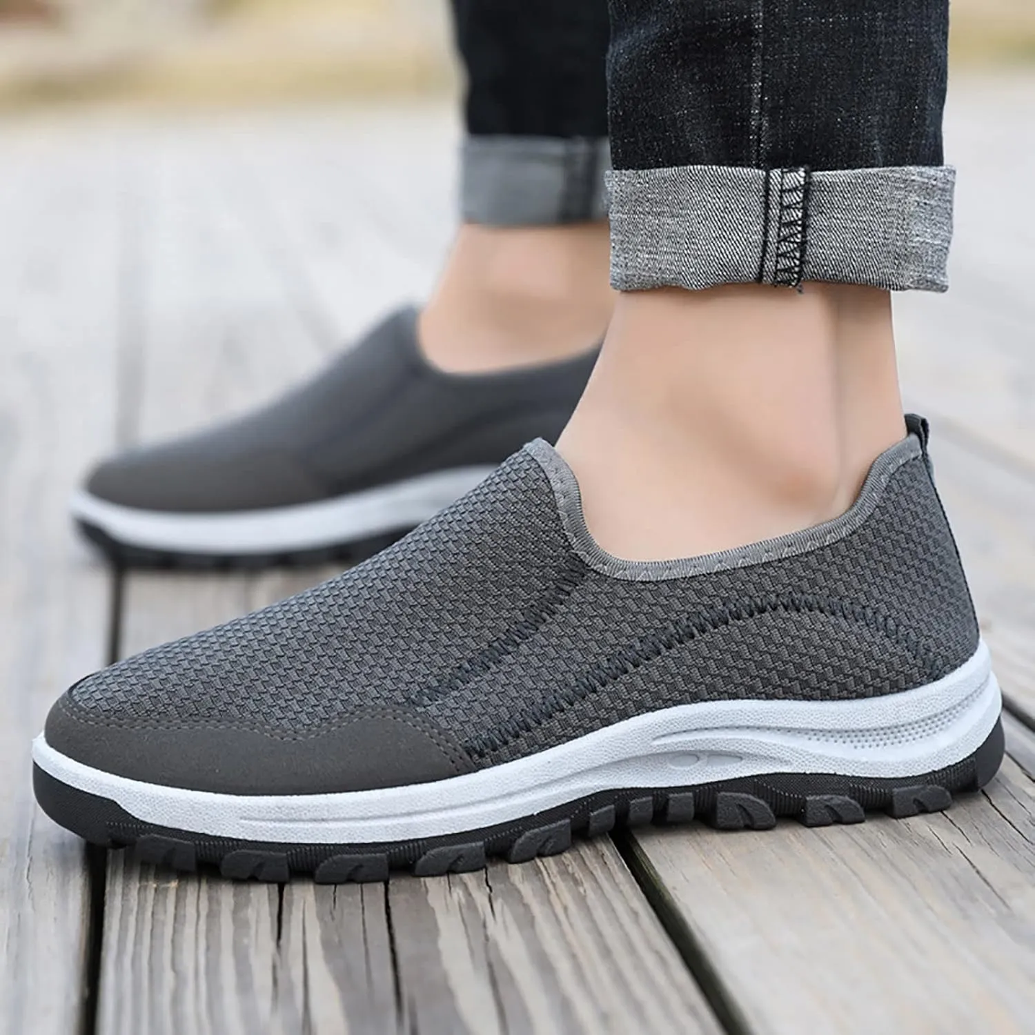 Casual Shoes for Men Men Low Top Walking Shoes Fashion Casual Loafers