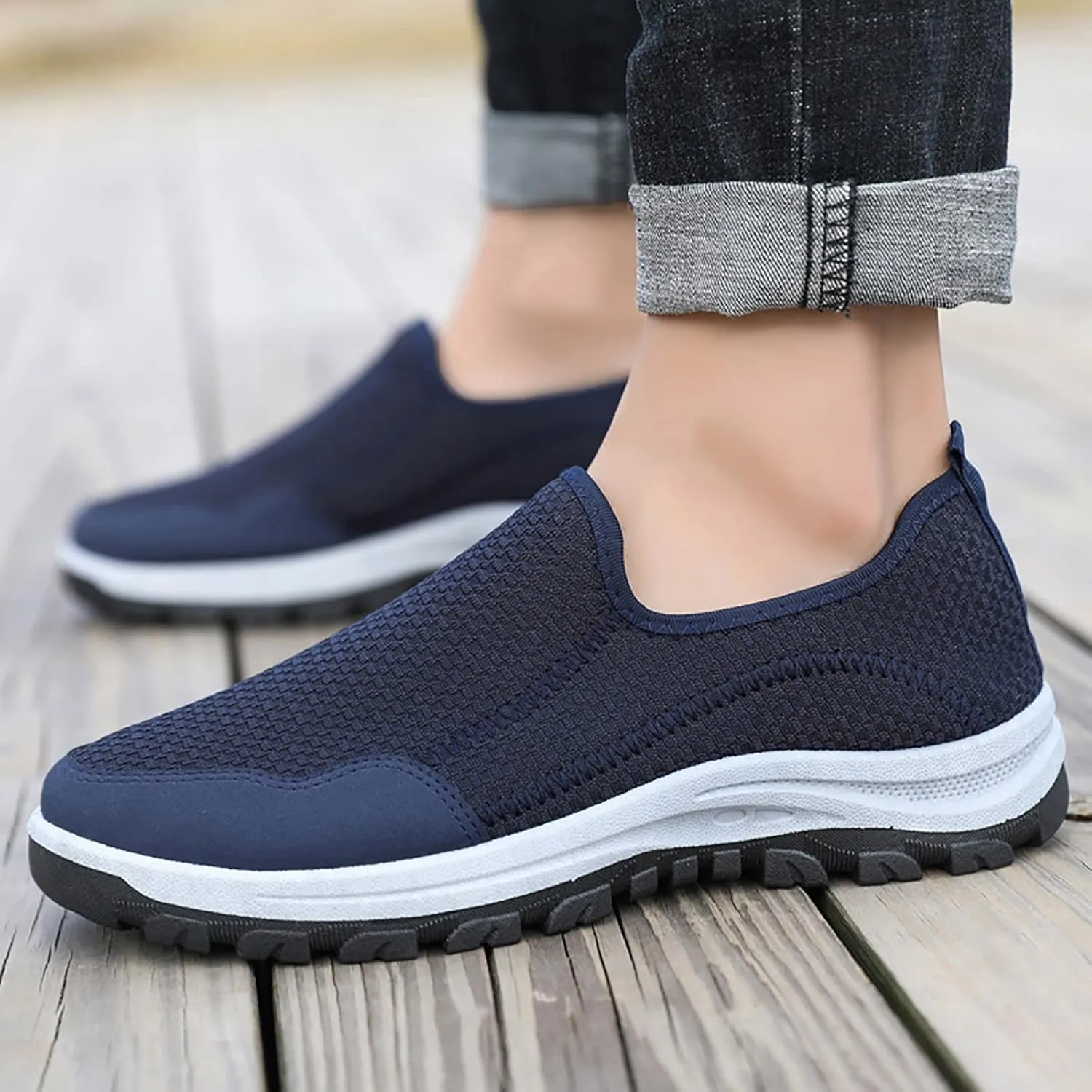 Casual Shoes for Men Men Low Top Walking Shoes Fashion Casual Loafers