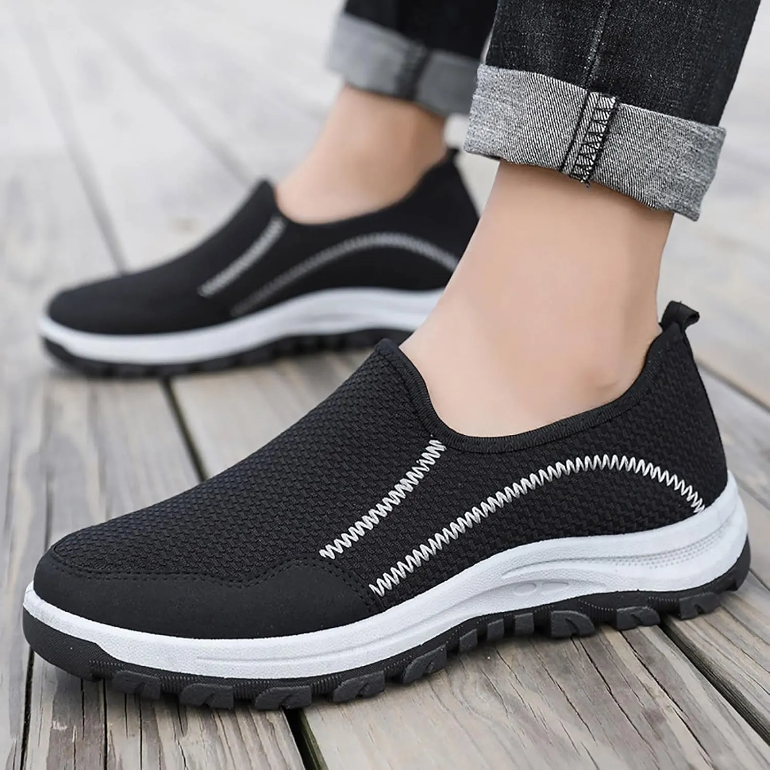Casual Shoes for Men Men Low Top Walking Shoes Fashion Casual Loafers