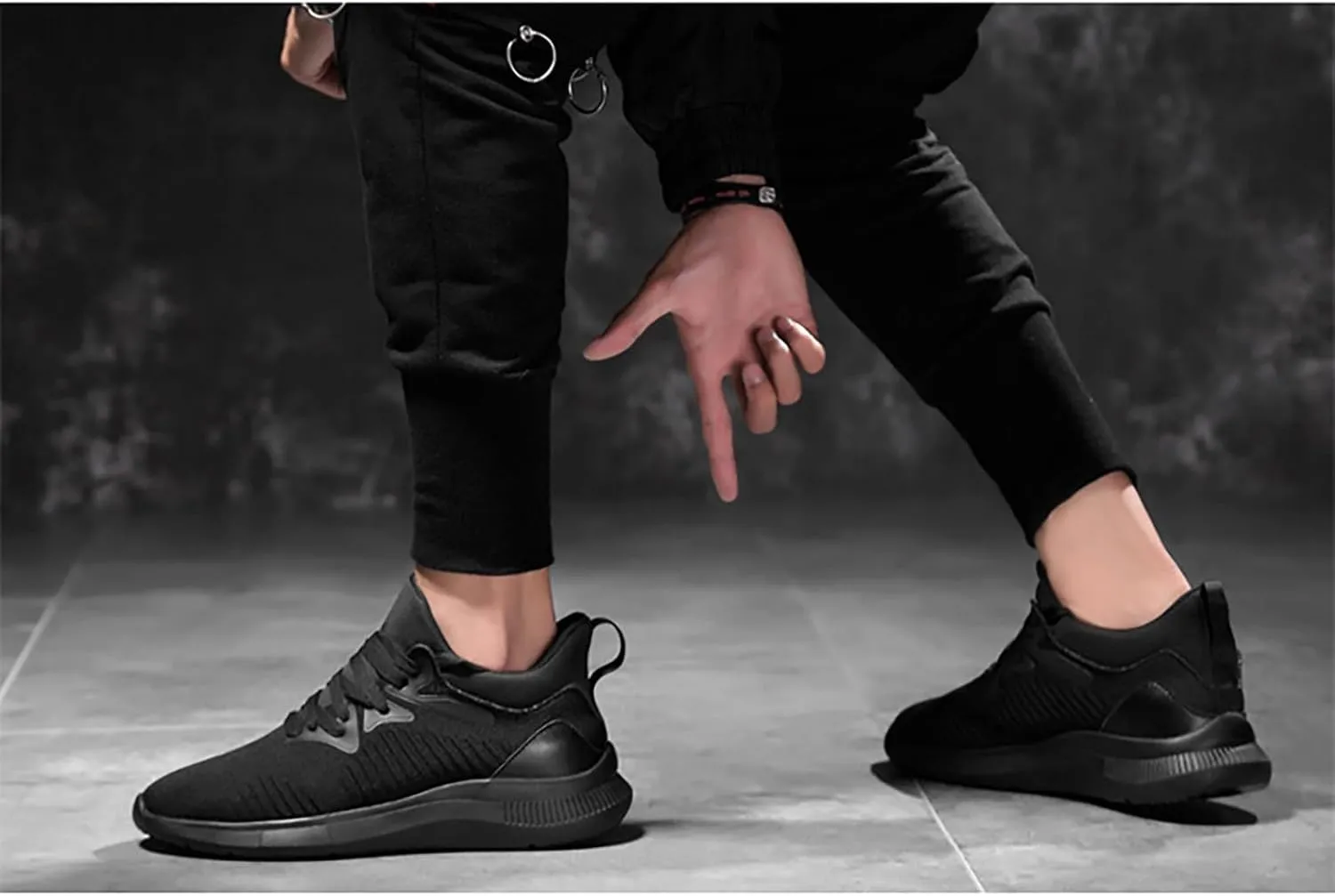 Casual Shoes for Men Soft Cushions Athletic Comfortable Versatile Office Solid Color Lightweight Slip On Loafers