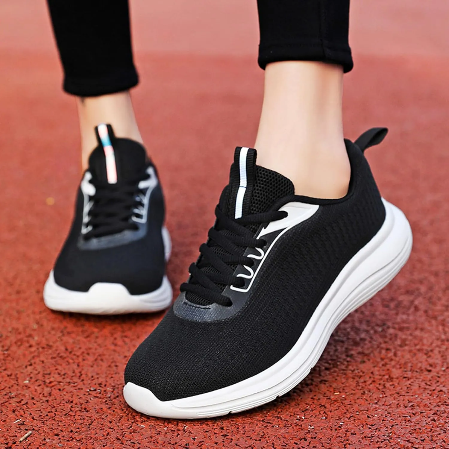 Classic Athletic Skateboard Sneakers for Women Lightweight Slip on Walking Running Shoes Versatile Dress Shoe