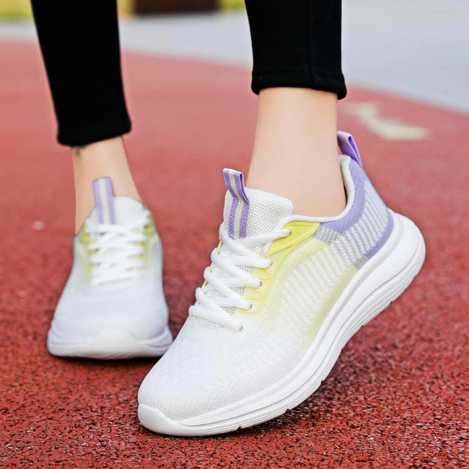 Classic Athletic Skateboard Sneakers for Women Lightweight Slip on Walking Running Shoes Versatile Dress Shoe