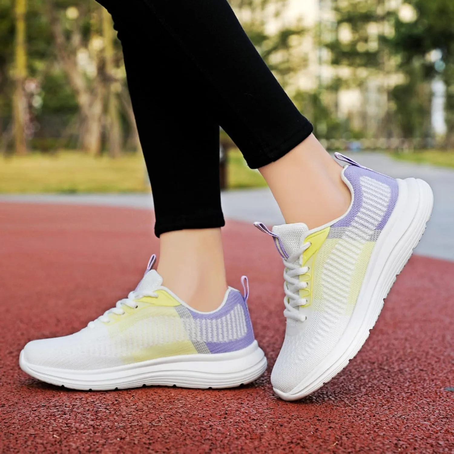 Classic Athletic Skateboard Sneakers for Women Lightweight Slip on Walking Running Shoes Versatile Dress Shoe