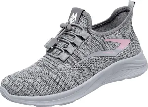 Classic Athletic Skateboard Sneakers for Women Lightweight Woven Orthopedic Walking Shoes Canvas Slip on Shoe