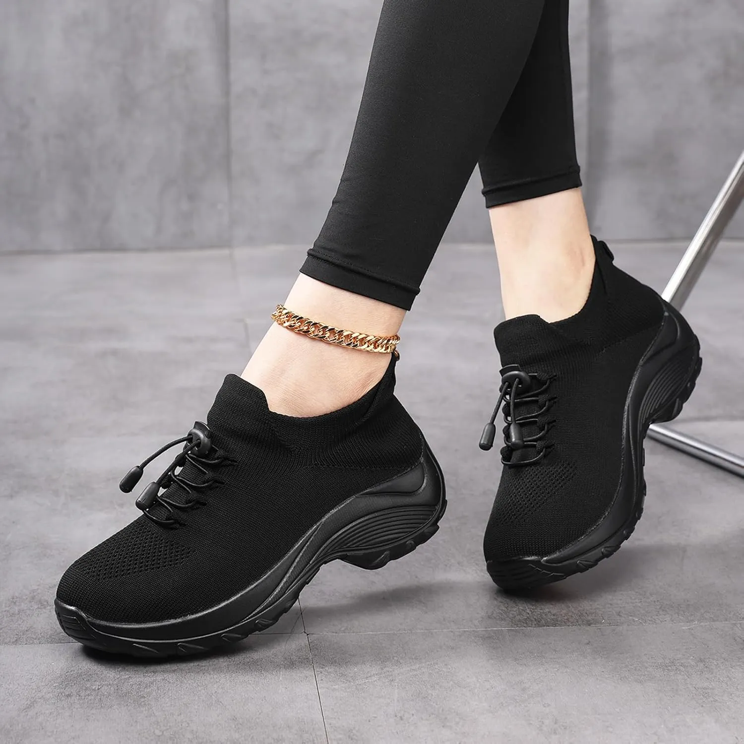 Comfort Wear Orthowear Shoes for Women, Orthopedic Shoe for Women, Wide Width Sneakers Ladies Non Slip Shoe with Arch Support Nurse Babe Shoes Comfortable Walking Sneakers for Plantar Fasciitis