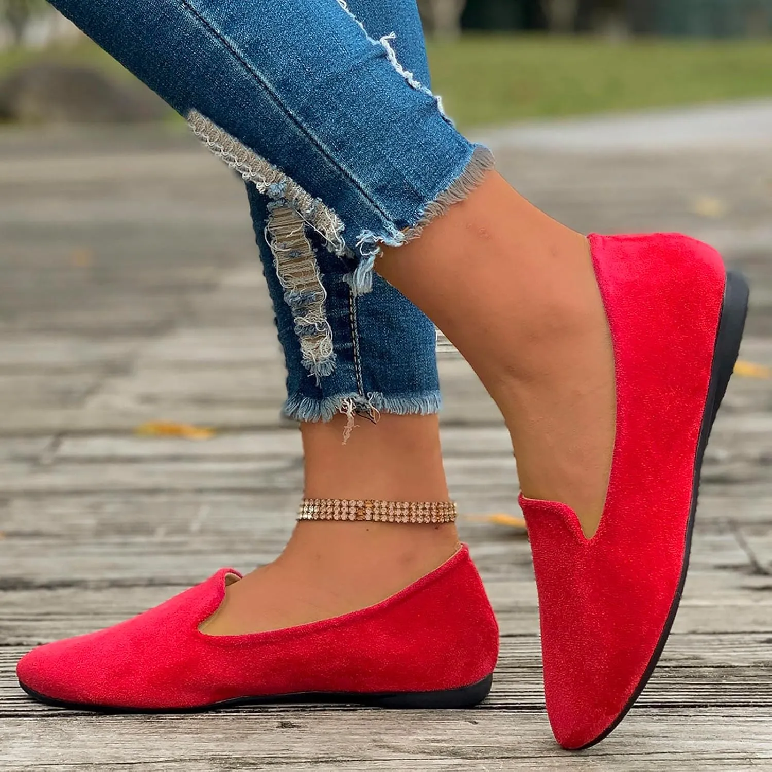 Comfortable Work Shoes Round Toe for Women Dressy Comfortable Slip On Dress Business Casual Shoes for Women