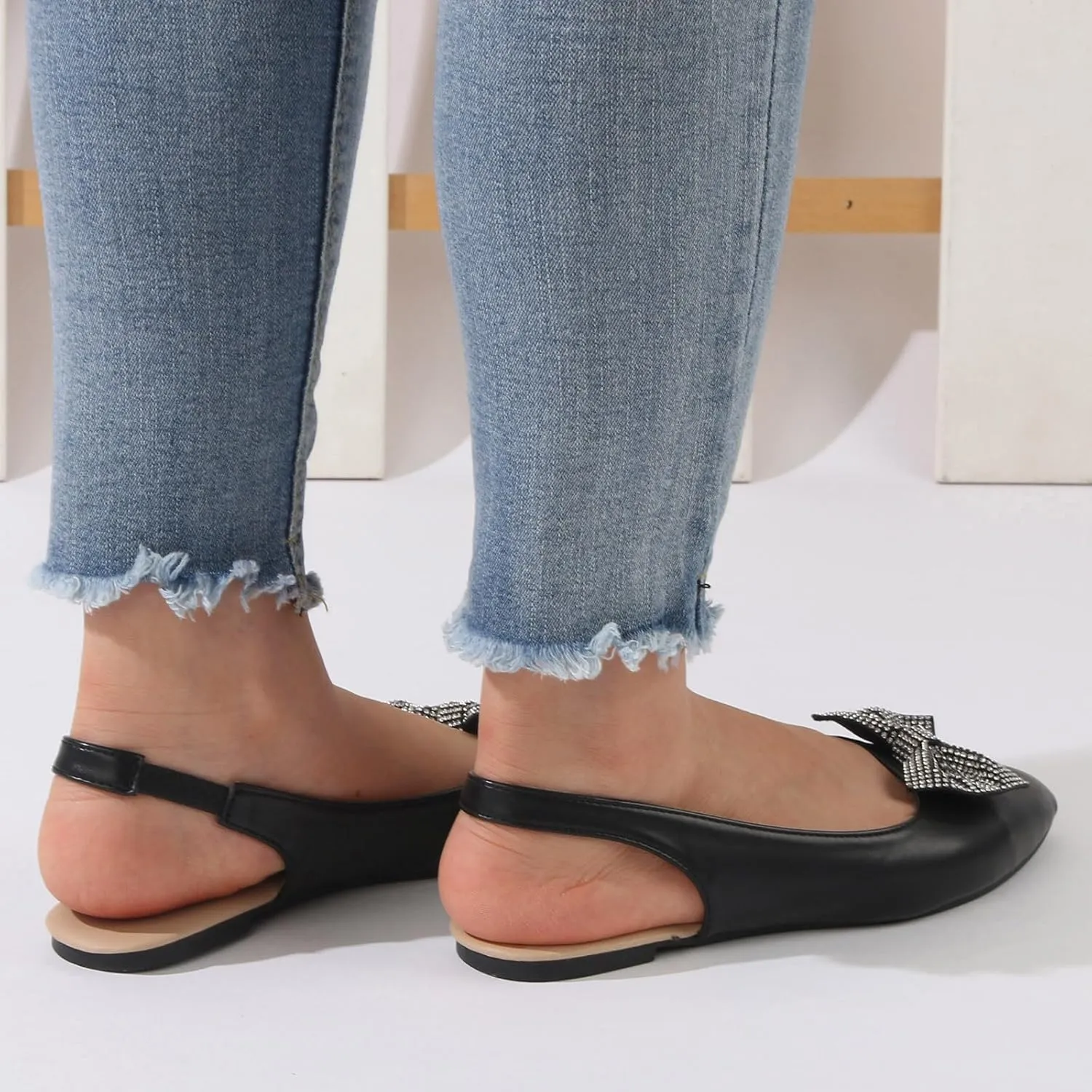 Comfotable Casual Shoes Women Shoes Fashionable Flat Sole Single Fly Woven Thickened Soft Sole Casual Flat