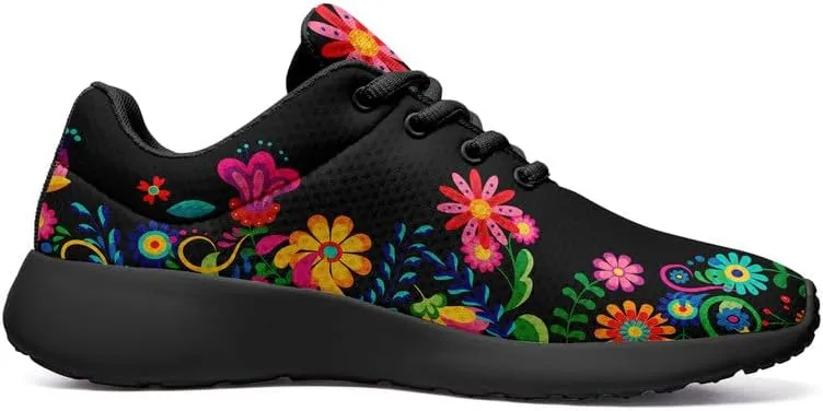 Custom Skull Running Shoes for Women Men Mesh Breathable Comfort Walking Sneaker Sports Athletic Halloween Shoes