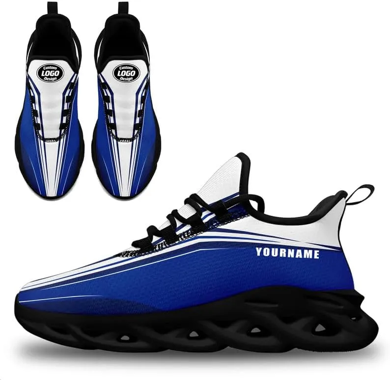 Customize Breathable Road Running Shoes Personalized Mesh Athletic Sneaker Cushioned Neutral Fashion Sport Trainers