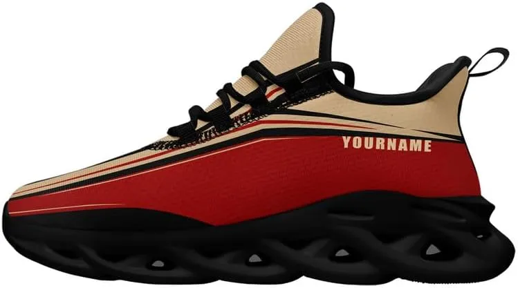 Customize Breathable Road Running Shoes Personalized Mesh Athletic Sneaker Cushioned Neutral Fashion Sport Trainers
