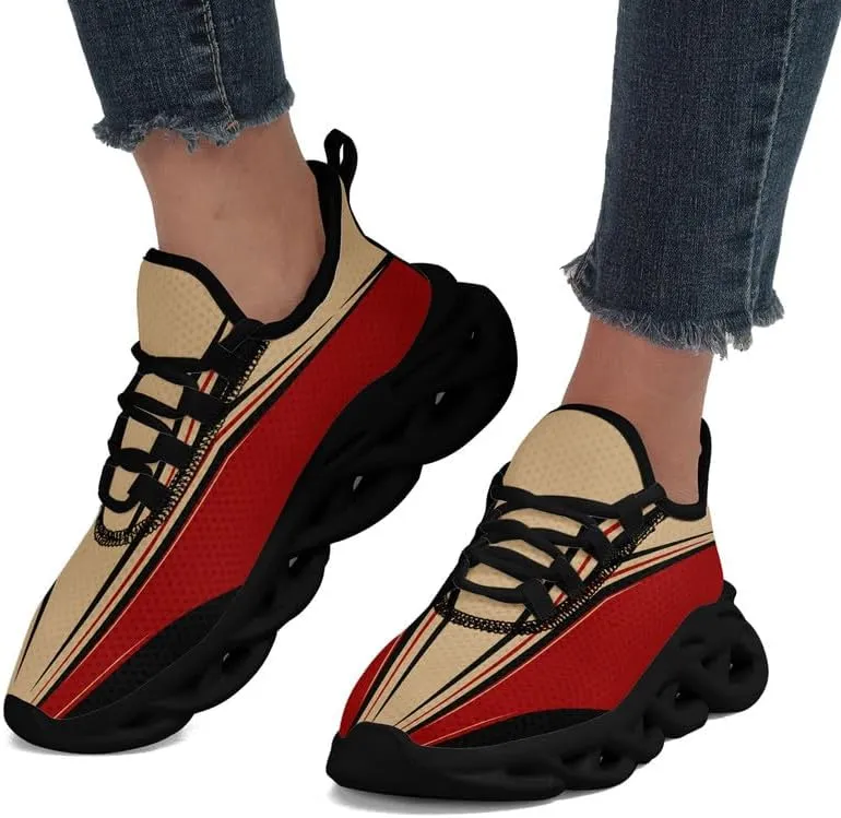 Customize Breathable Road Running Shoes Personalized Mesh Athletic Sneaker Cushioned Neutral Fashion Sport Trainers