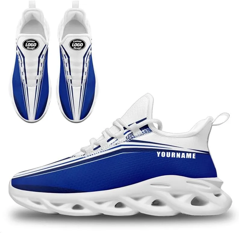 Customize Breathable Road Running Shoes Personalized Mesh Athletic Sneaker Cushioned Neutral Fashion Sport Trainers