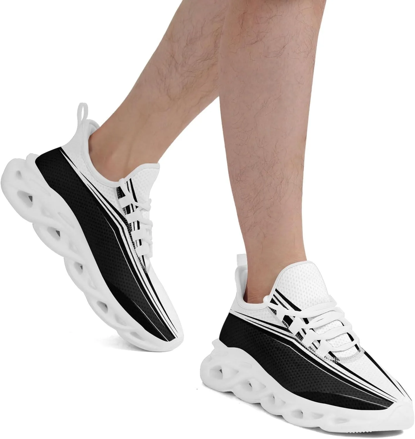 Customize Breathable Road Running Shoes Personalized Mesh Athletic Sneaker Cushioned Neutral Fashion Sport Trainers