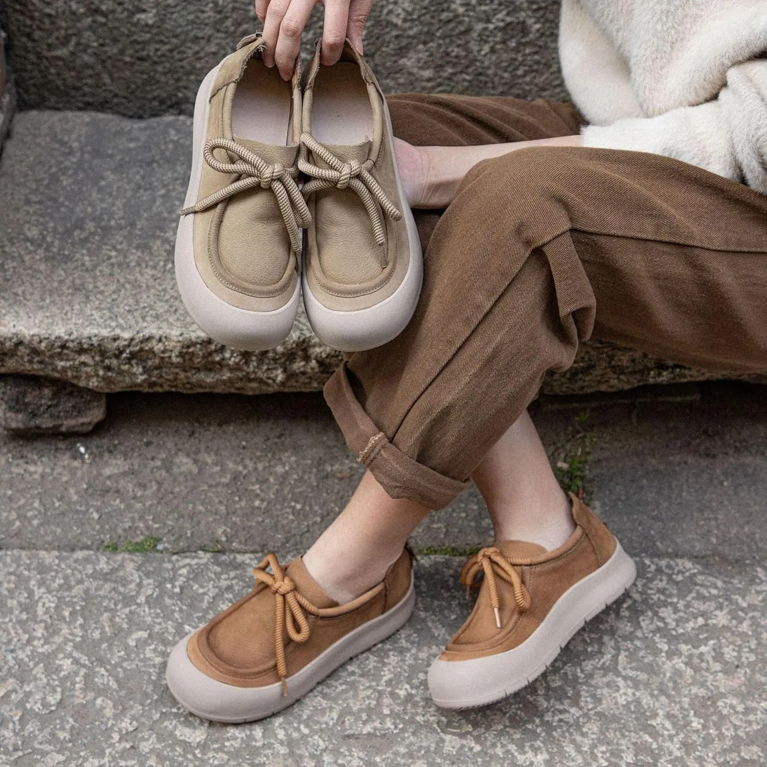 Cute Retro Shoes Nubuck Chunky Platform Lace-up Comfy Non Slip Lightweight Softy Casual Skate Sneakers Y2K Kawaii Pretty Pastel Trendy Gifts for Women & Girls Back to School Everyday Wear