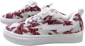 Cute Retro Shoes with Lightning Design Chunky Platform Lace-up Comfy Non Slip Lightweight Softy Casual Skate Sneakers Y2K Kawaii Pretty Trendy Gifts for Women & Girls Summer Streetwear Back to School