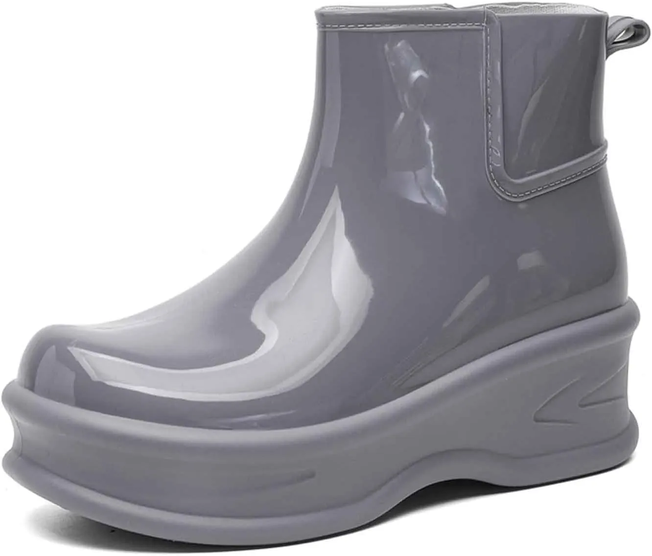 Durable Women's Rain Shoes Thick Sole Footwear Rainy Days Perfect Outdoor Activities Stylish and Rain Boots with Dogs
