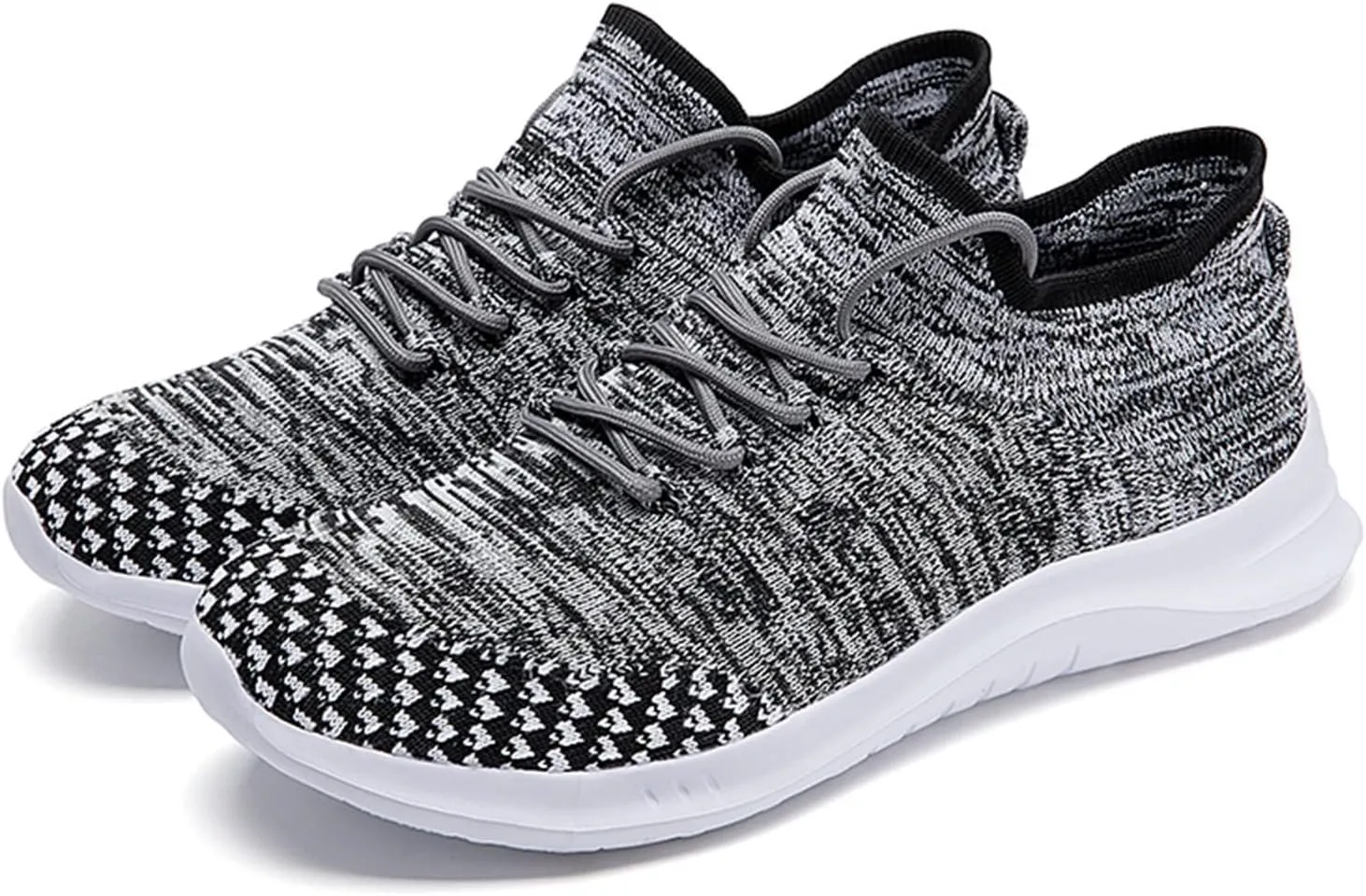 Fashion Spring and Summer Men Sports Shoes Flat Lightweight Mesh Breathable Lace Up Mens Sneaker Shoes Casual