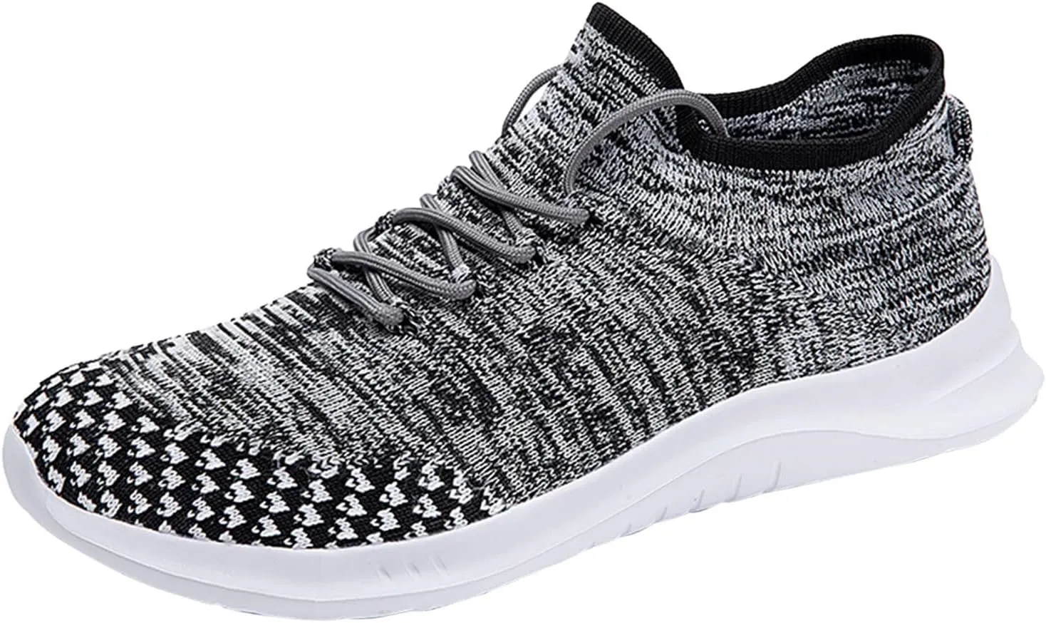 Fashion Spring and Summer Men Sports Shoes Flat Lightweight Mesh Breathable Lace Up Mens Sneaker Shoes Casual