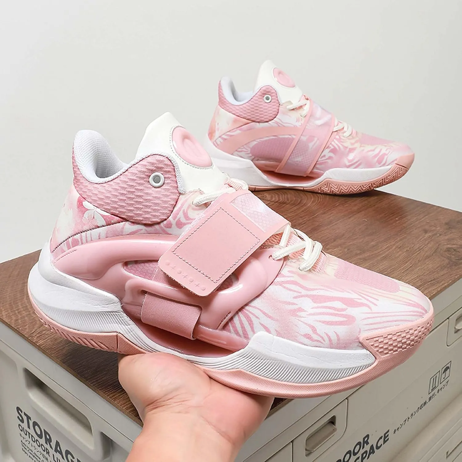 Fluorescent Basketball Shoes Neutral Basketball Shoes Men's Basketball Shoes Outdoor Sports High-top Glowing Basketball Shoes