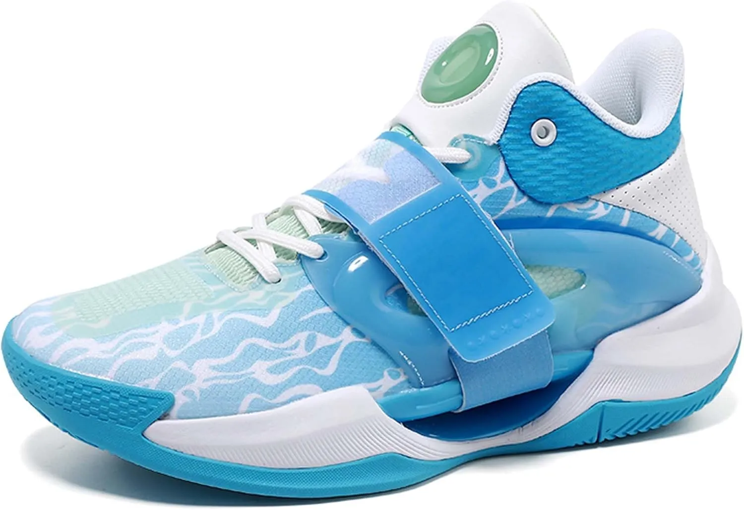 Fluorescent Basketball Shoes Neutral Basketball Shoes Men's Basketball Shoes Outdoor Sports High-top Glowing Basketball Shoes