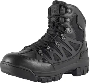 FREE SOLDIER Outdoor Men's Tactical Military Combat Ankle Boots Water Resistant Lightweight Mid Hiking Boots(Black7)