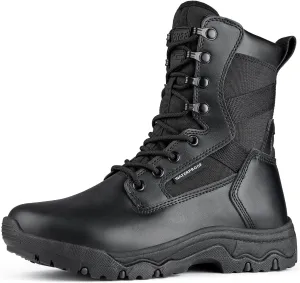 FREE SOLDIER Womens Tactical Boots 8 Inches Lightweight Combat Boot Durable Military Work Outdoors Boots Desert Boot for Women