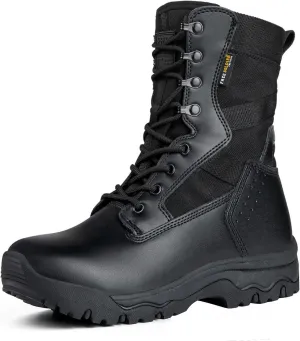 FREE SOLDIER Womens Tactical Boots 8 Inches Lightweight Combat Boot Durable Military Work Outdoors Boots Desert Boot for Women