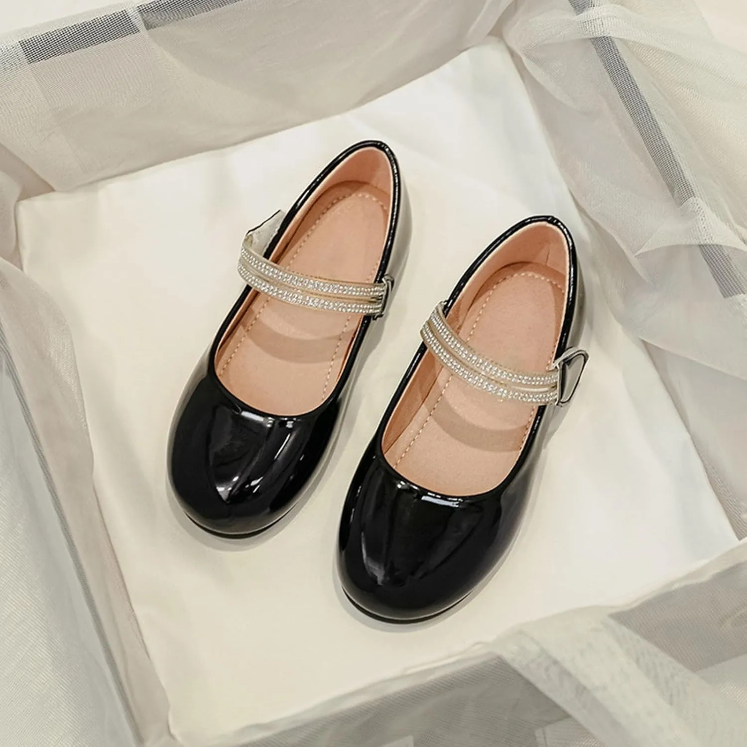 Girls' Soft Soled Simple Comfortable Single Shoes Children's Leather Small Leather Shoes Toddler Underarm Our