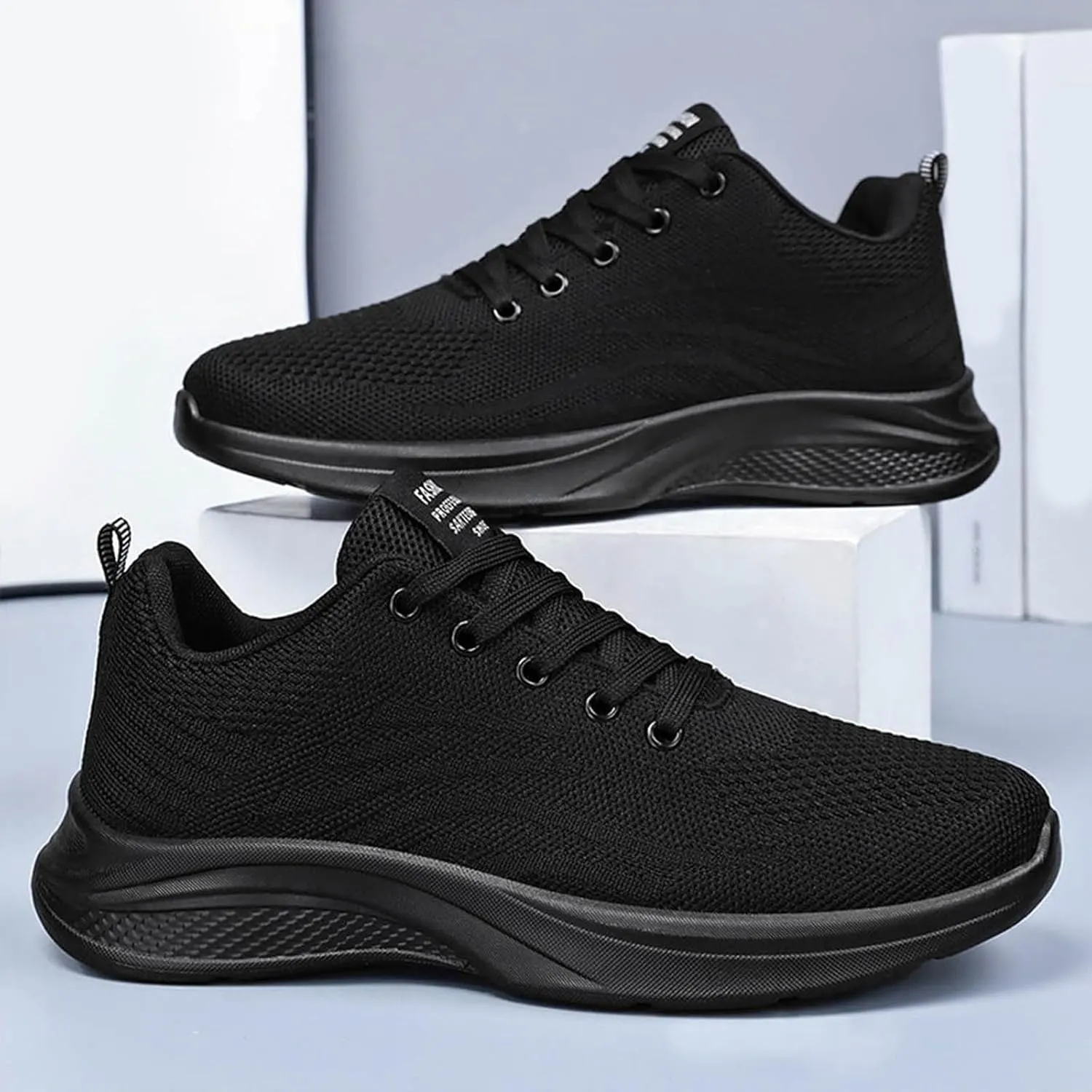Grounded Footwear for Men Lace Up Lightweight Breathable Fashion Sneaker Lightweight Non Slip Sneakers for Men
